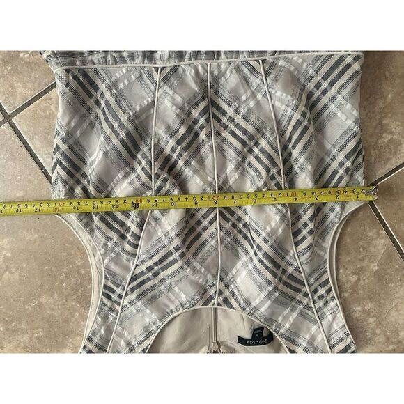 Ivy Blu 8 Linen Silk Organza Structured Dress Lined - Picture 7 of 8